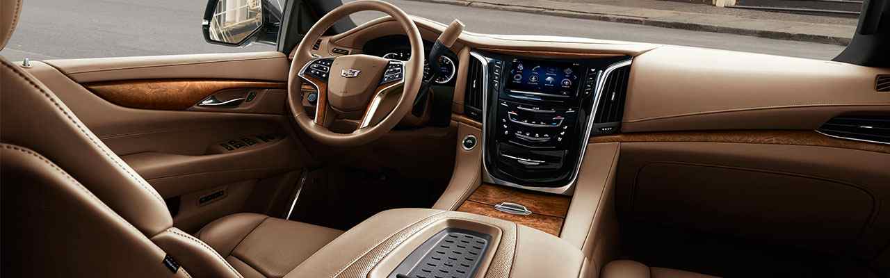 Deluxe Interior of the new Cadillac Escalade SUV