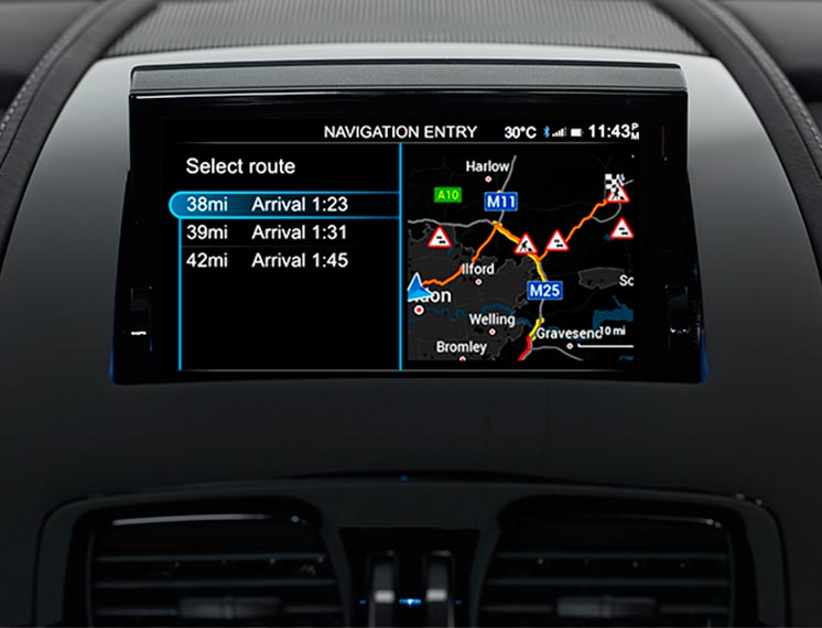 Ami Iii Infotainment System Of The 2017 Aston Martin Rapide S