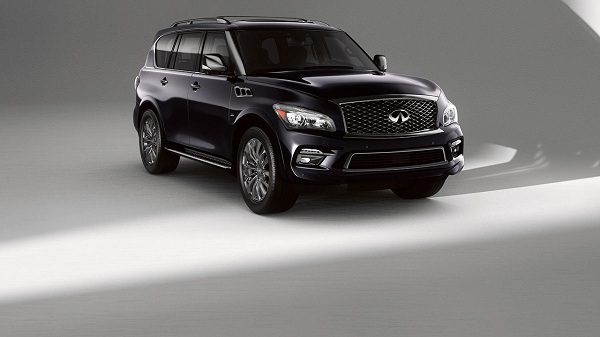 Exterior of the 2017 Infiniti QX80