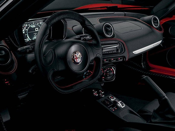 The Interior of the Alfa Romeo 4C Coupe