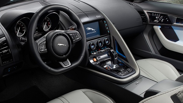 Interior of 2017 Jaguar F-Type