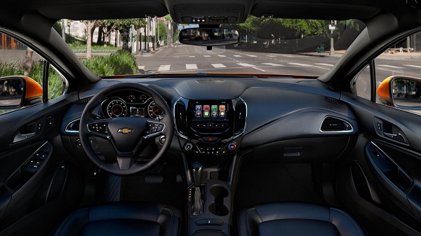 Interior of the 2017 Chevrolet Cruze