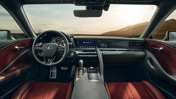 Luxurious Interior of the new Lexus LC