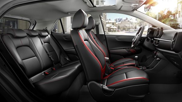 Interior of Kia Picanto 2018