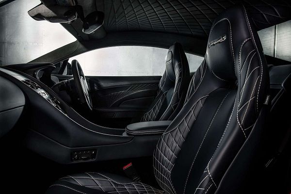 Interior of 2018 Aston Martin Vanquish S