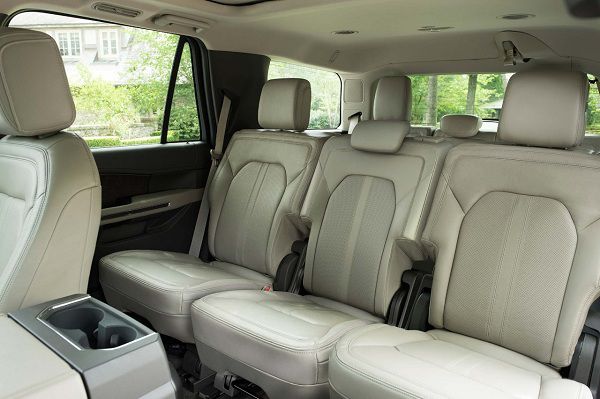 Interior of the 2018 Ford Expedition Platinum
