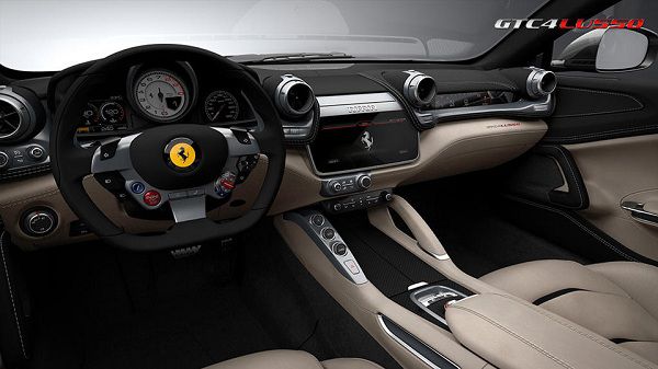 Interior of the 2017 Ferrari GTC4Lusso