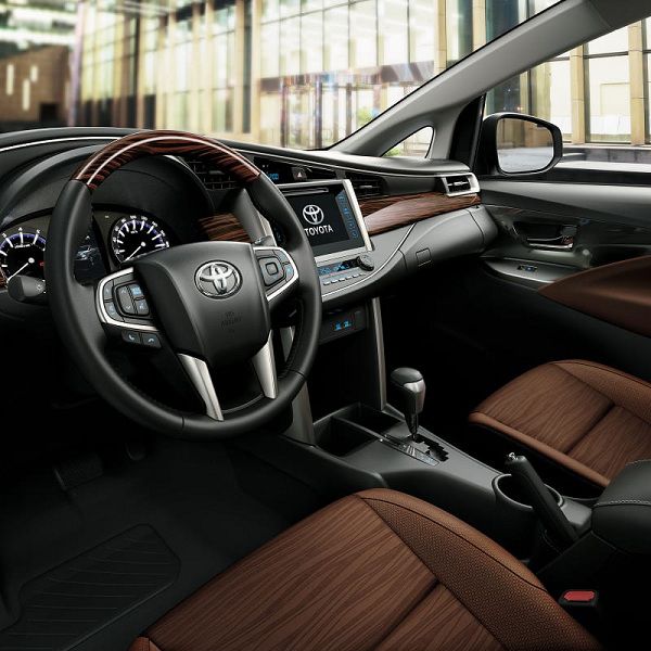 Interior of 2018 Toyota Innova