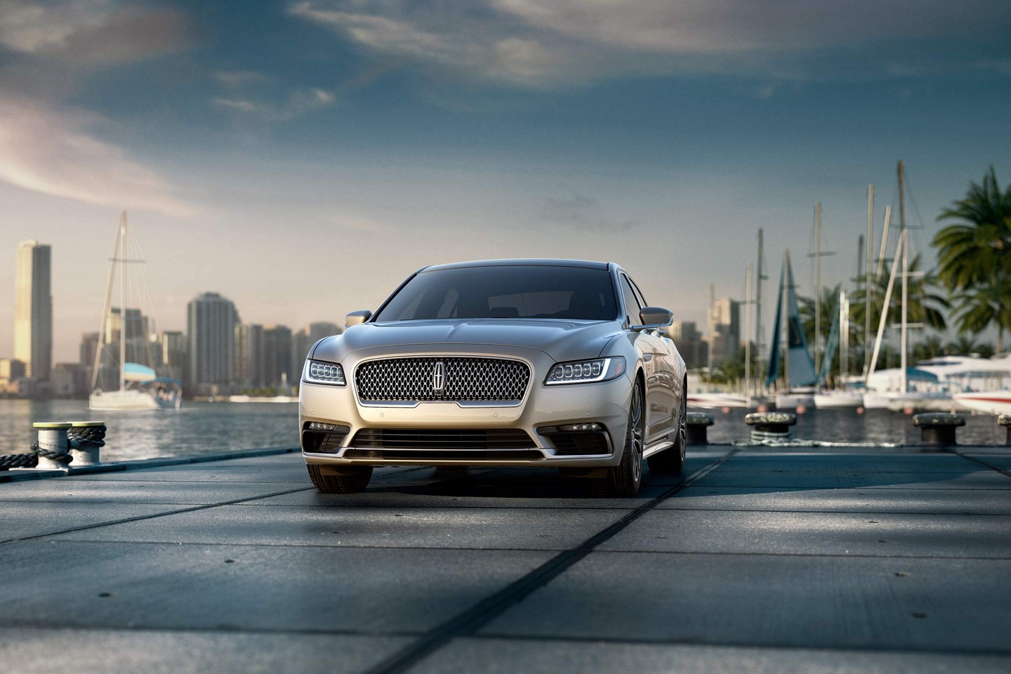 Exterior of the 2018 Lincoln Continental